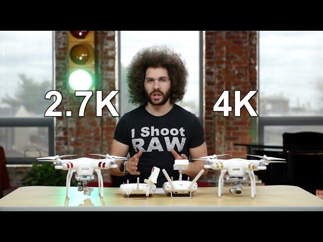 DJI Phantom 3 Professional VS Standard