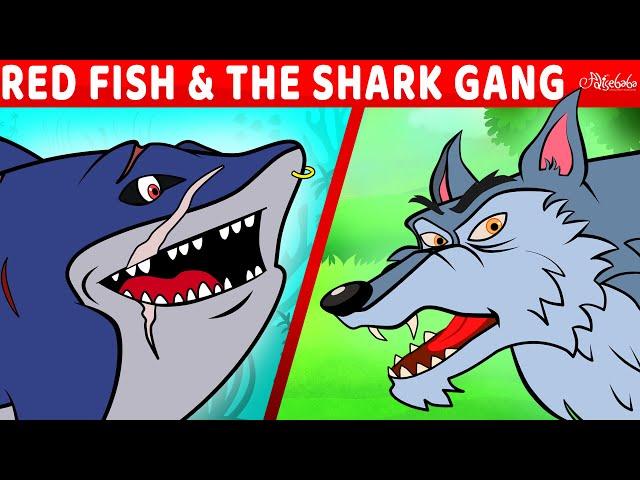 Red Fish & The Shark Gang + Wolf & The Seven 7 Little Goats| Bedtime Stories for Kids | Fairy Tales