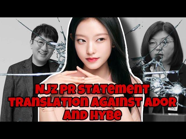 NewJeans PR Team Statement Against HYBE & Ador Full English Translation