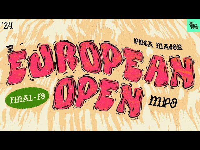 2024 European Open | MPO FINALF9 | Buhr, McBeth, Wysocki, Anttila  | Jomez Disc Golf