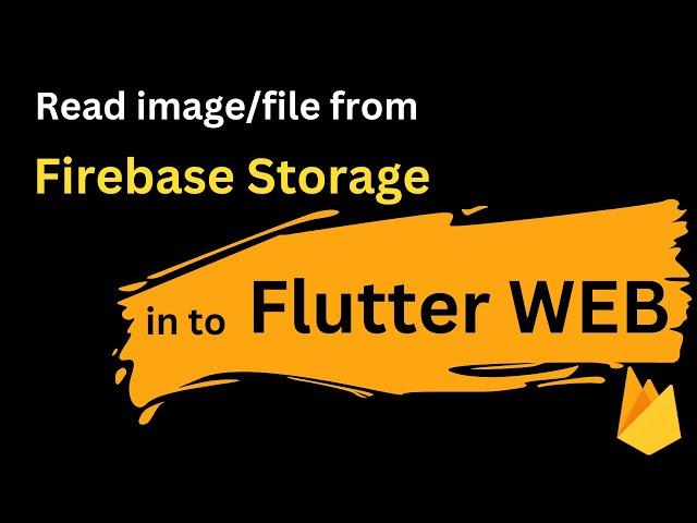 How to read file from Fire Storage in Flutter Web