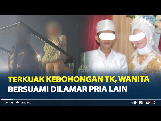 Terkuak Kebohongan TK, Wanita Bersuami yang Dilamar Pria Lain di Stadion, Ngaku Kerja di Luar Kota