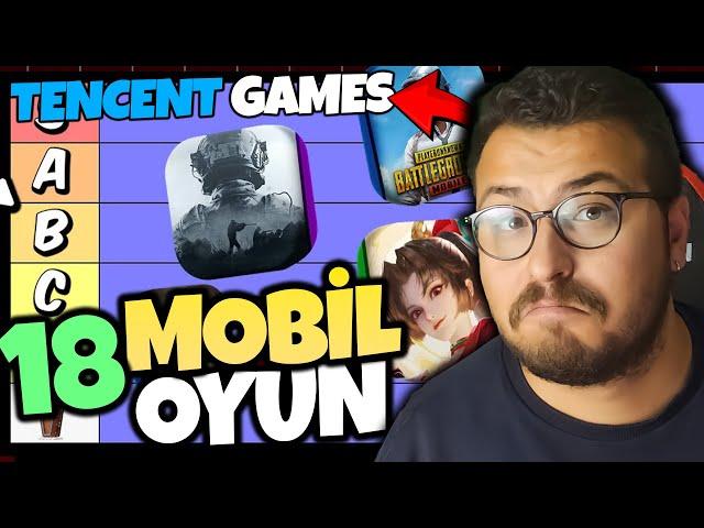 EN ÇOK OYNANAN MOBİL OYUNLAR AMA TENCENT TİER LİST