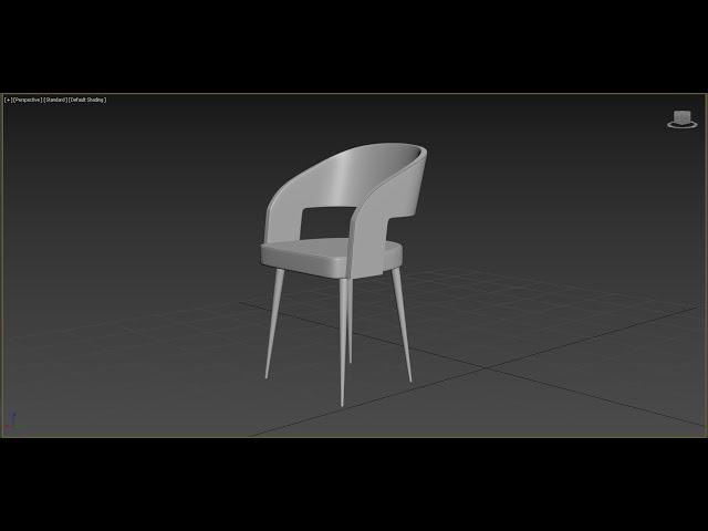 Easy Chair Modelling In 3ds max | Chair Modelling | AutoDesk 3ds Max | Esthetic Space Decor