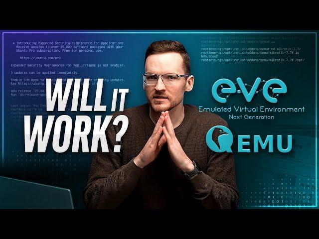 Install EVE-NG on QEMU (no vmware needed)