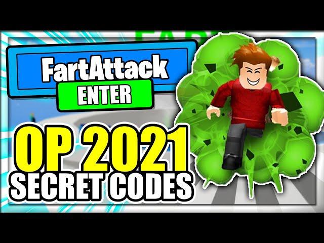 (2021) ALL *NEW* SECRET OP CODES! Fart Attack Roblox