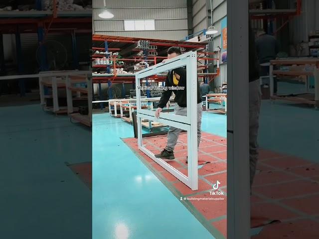 Vertical folding window test#custom #windows #vertical #folding #test #aluminium #aluminum #trending