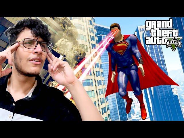 Superman Saves The World in GTA 5 (mods)