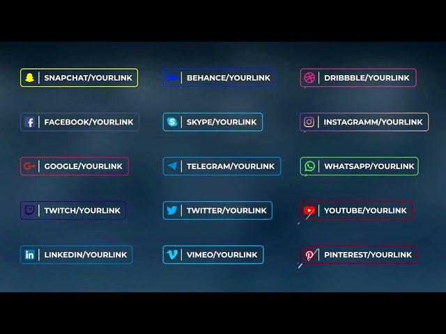 Free Premium Social Media Lower Thirds Adobe Premiere Pro