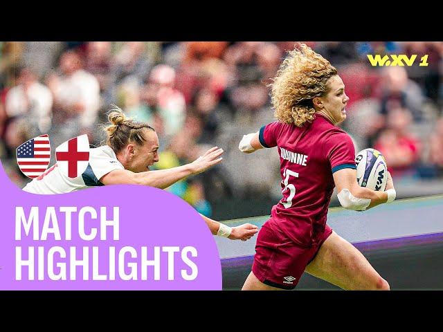 Red Roses run riot  | USA v England | Highlights | WXV 1