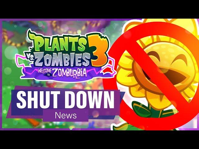 Plants vs Zombies 3: Shut Down AGAIN?! (News)