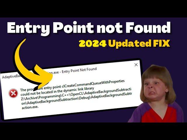 entry point not found windows 7 10 11 advapi32.dll || obs64.exe entry point not found windows 10