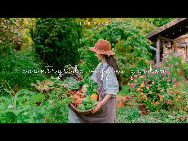 #165 Growing a vegetables garden in my backyard | Satisfying harvest  Slow countryside life