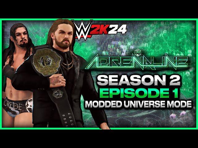 SWW Adrenaline | WWE 2K24 Modded CAW Universe Mode | S2 Ep. 1 (Season Premiere)