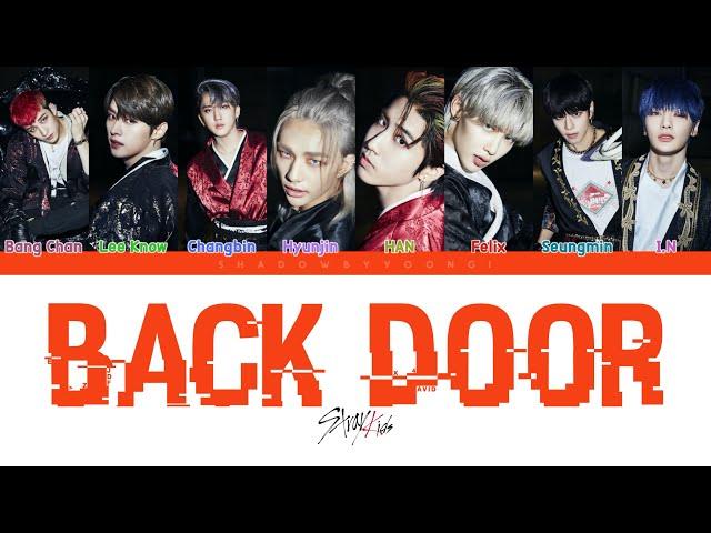 [SBY] Straykids - Back Door (Color coded lyrics)