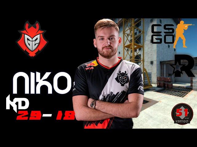 CSGO POV G2 #NiKo vs Virtus.pro on vertigo - 29 kills