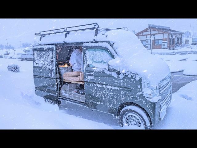 Snowy Japan Road Trip: Can Our Camper Heater Handle the Cold?