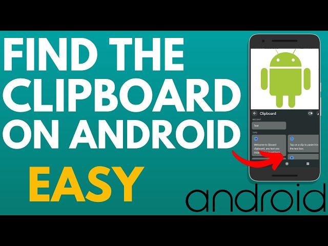 How to Find Clipboard on Android - EASY