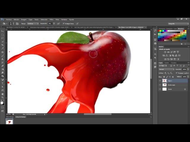  EFECTO PINTURA SALPICADA PHOTOSHOP | Koradi productions