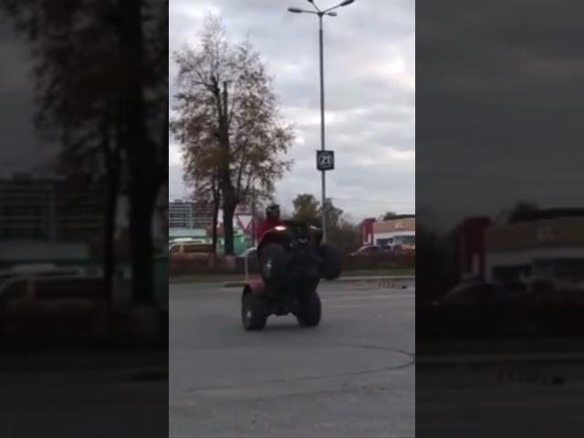 Stunt na Yamahe Grizzly 700 #atv #yamahagrizzly700 #квадроцикл #yamaha #ямаха #стант #stunt #6ix9ine