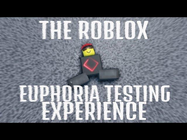 The Roblox Euphoria Ragdoll Testing Experience