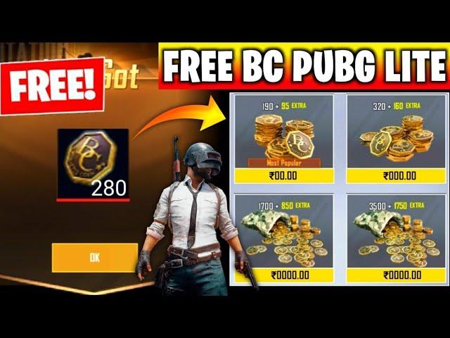 PUBG LITE FREE BC  HACK Bc Purchase Pubg Lite New Update 2024 | Free Bc Event Pubg Mobile Lite JAGGA