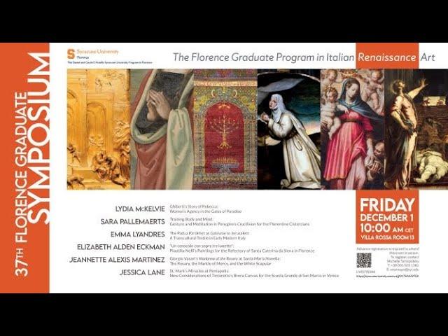 Syracuse University Florence Graduate Symposium 2023