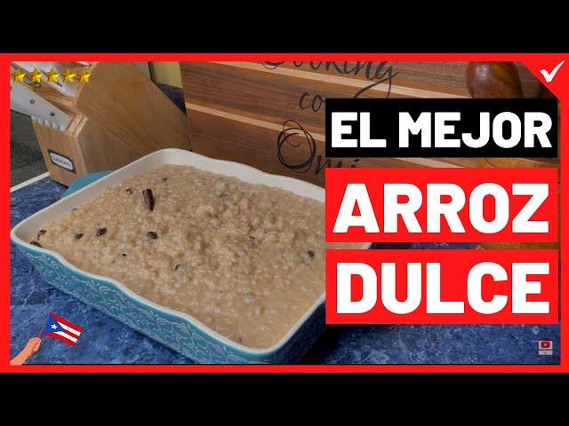 Aprende a PREPARAR ARROZ con DULCE de PUERTO RICO  (PUERTORRIQUEÑO) de Leche | Cooking con omi