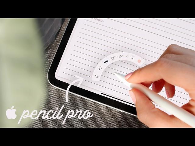 Apple Pencil Pro: is it worth it? | new features, goodnotes, compatibility, etc.