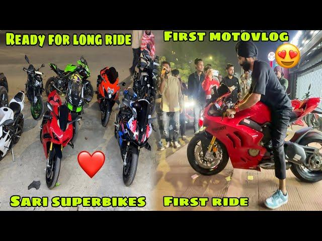 Pehla MotoVlog apni Ducati par  or 7 Lakh ka exhaust laga diya bina chalaye  Long Ride k lye Ready