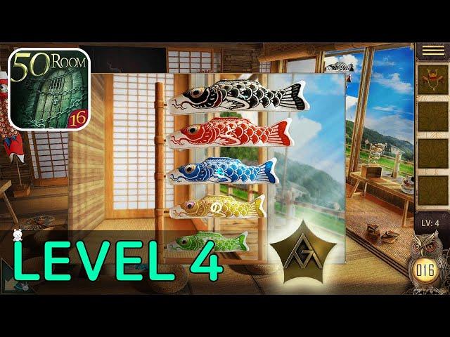 Can You Escape The 100 Room 16 Level 4 Walkthrough (50 Rooms 16)