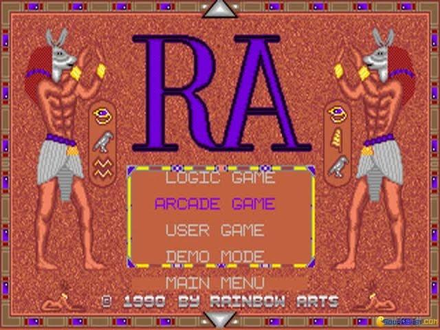 The Curse of RA gameplay (PC Game, 1990)