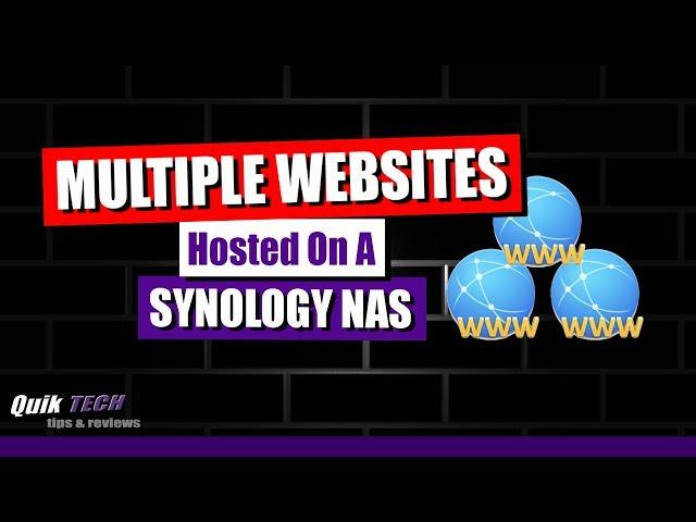 Host Multiple Websites On Synology