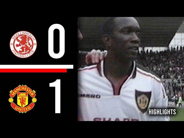Middlesbrough v Manchester United | 1998/1999