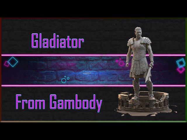 Gladiator model from Gambody