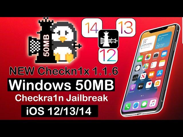 NEW Checkn1x 1.1.6|Checkra1n 0.12.2 Windows|Jailbreak iOS 14.4/14.3/13.7/12.5.1 iPhone 5S/6S/7+/8+/X