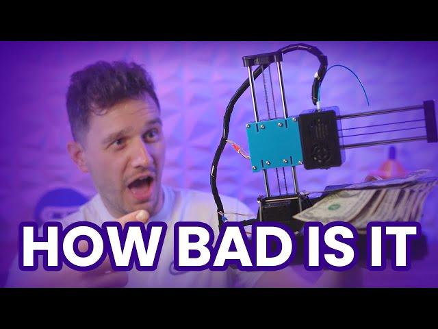 How BAD is the WORLD’S CHEAPEST 3D printer?!