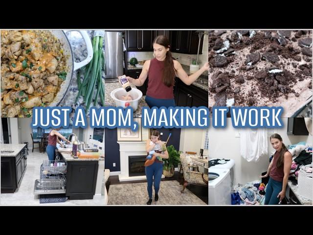 REAL LIFE MOM VLOG  Cooking, Cleaning, & Sweet Moments | Uplifting + Motivational Day in the Life
