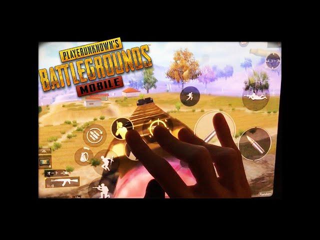 Wow  pubg mobile игра одной рукой 