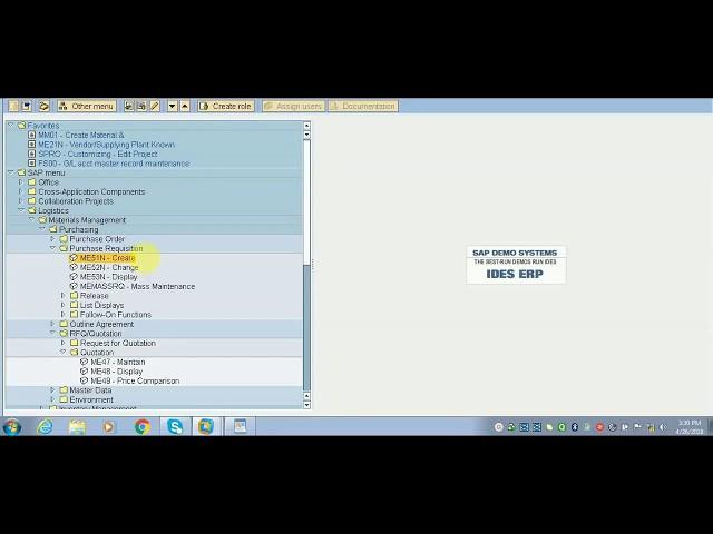 Procure To Pay (P2P) PROCESS IN SAP - PR/RFQ/PRICE MAINTAIN/PO/GRN/VERIFICATION
