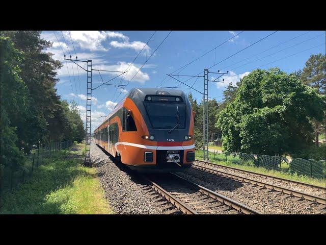 Stadler Flirts 1406 And 1311 EMUS At Kivimäe Station