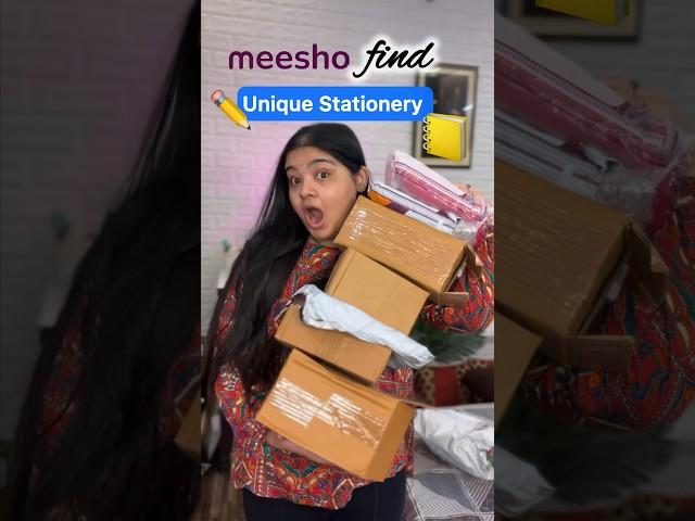 Meesho find unique stationery Haul ️ #meesho #meeshofinds #shorts #meeshohaul #stationery