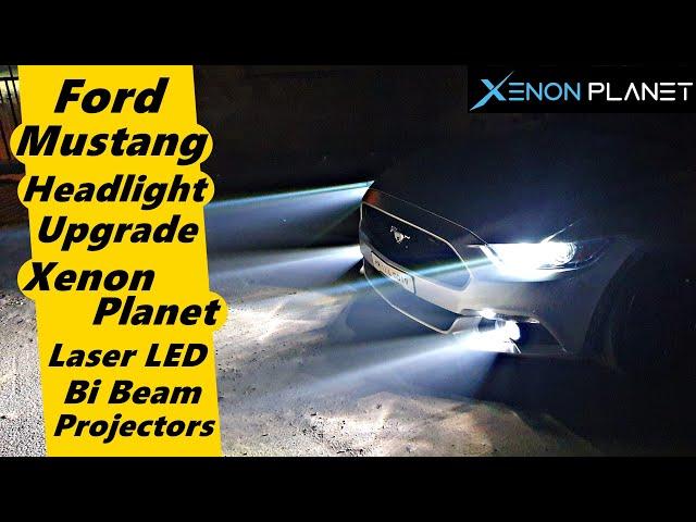 Ford Mustang Headlight Upgrade | Xenon Planet Laser LED Bi Beam Projectors