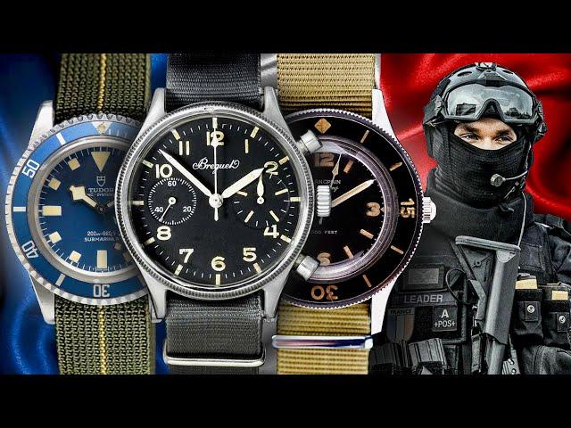 Watches Of The French Armed Forces - French Military (Tudor MN, Type XX, Blancpain Fifty Fathoms)