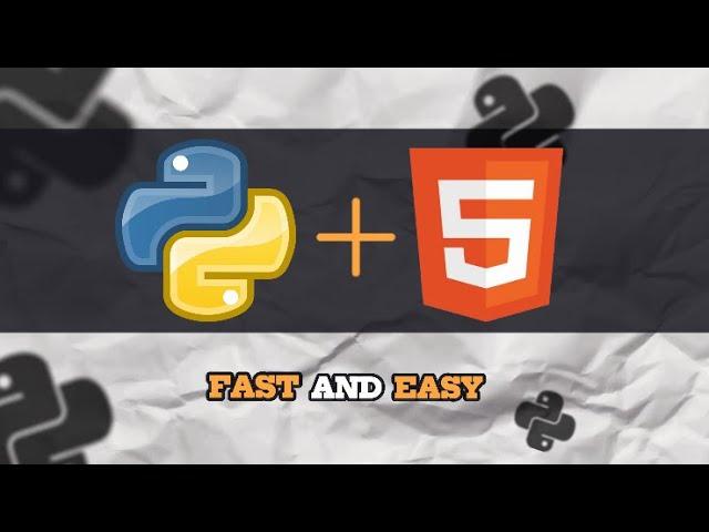 Connect Python to HTML in 10 minutes | Python Programming (2024)