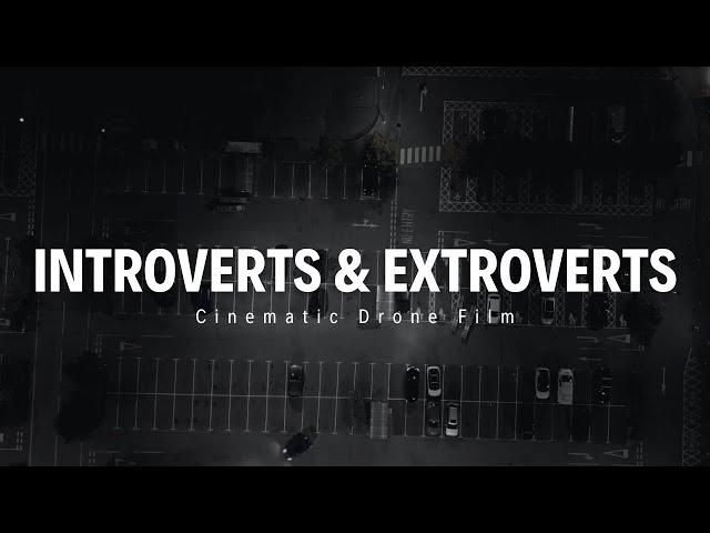 4K Short Night Drone Film - Introverts & Extroverts | Filmed by DJi Mini 3 Pro