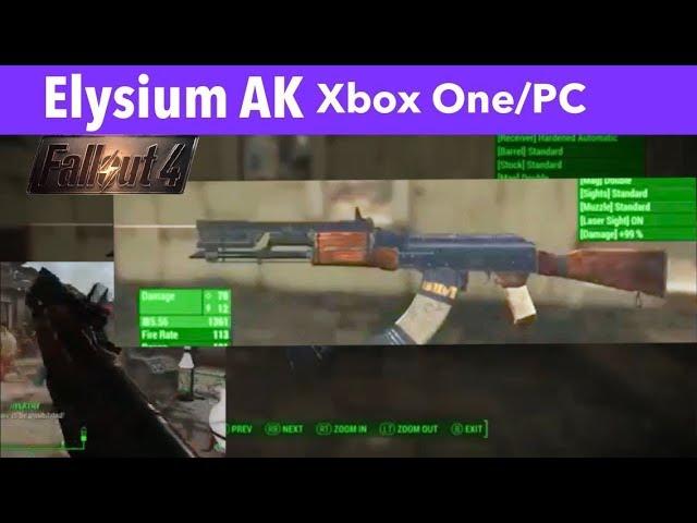 Fallout 4 Xbox One/PC Mods|Elysium AK