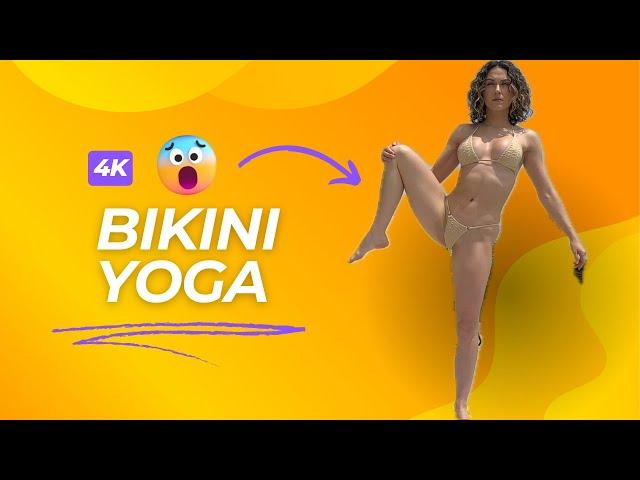 4K Bikini Yoga