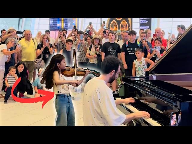 This 10 year old PRODIGY shocked the whole AIRPORT ! 