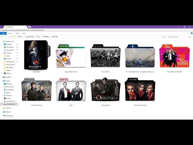 Personalize Your Movie/TV Series Collection [Change Folder Icons Permanently]